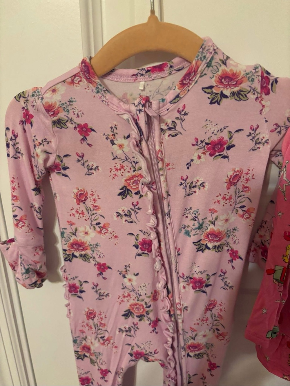 Posh Peanut Bridget Print Ruffle Sleeper